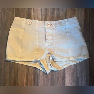 Free People High Waist Tan Women's Shorts